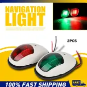 2x LED Navigation Lights Lamp Side Mount Port Starboard Marine Yacht Boat 12V