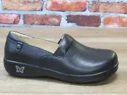 Women's Alegria Keli Slip Resistant Clog/Slip On Black Nappa Leather *KEL-601