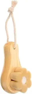 Ipetboom Facial Cleanser Brush Wood Handle Gentle Exfoliating Tool Deep Pore Cleaning for Skin