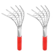 2pcs Rake Clam Small Rake 9.84" Shells Clam Digger Seafood Digging