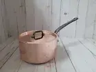 New Mauviel Copper M'150 Elysee 1.9 qt 6.3" Saucepan w/ Cast Iron Handle in Box