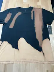 Volcom X Georgia May Jagger THE END graphics Brown Black Tie Dye Tshirt Unise XS