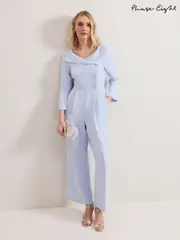 Phase Eight Blue Sienna Tux Jumpsuit (F62924) | $528
