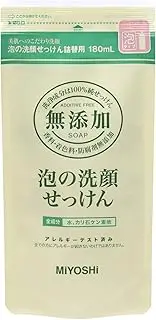 Additive-free foam face wash soap refill 180ml