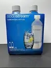 SodaStream Carbonating Bottles 1 Liter White (Pack of 2)