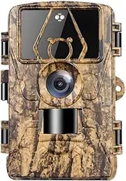 Kcolly Trail Cam with 8K Video 60MP Images Night Vision Motion Activated Waterproof Wildlife Camera for Hunting Home Surveillance & Security Cameras