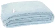 Masterweave Windermere Mohair Knee Wrap Throw Blanket-Glacier