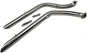 exhaust tip Motorcycle Double Slash Cut Muffler Silencer Stainless Fit For Kawasaki Vulcan 400 Vulcan 800 Vulcan 400 800 motorcycle End Pipes