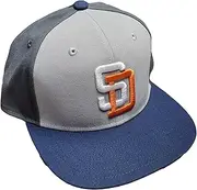 Mitchell & Ness San Diego Padres Triple Play Liberty Snapback Hat Cap - Gray, Gray, One Size