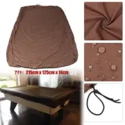 7ft Outdoor Pool Snooker Billiard Table Cover Polyester Waterproof Dust Cap