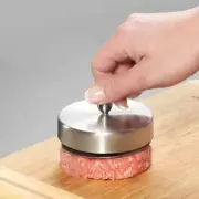 Stainless Steel Burger Press Mold Hand-Held Rice Balls Maker Kitchen Tool