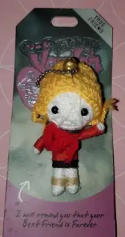 Watchover Voodoo Doll Keychain "BFF True Friend" 2.75" Bag Charm