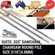 3/16" 4.8mm CHAINSAW CHAIN ROUND FILES SUITS.325” Stihl BAUMR-AG Sharpening