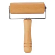 Wood Pastry Pizza Roller Wood Non Stick Fondant Dough Rolling Pin Bakery T Sh...