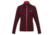 Regatta Womens/Ladies Newhill Marl Full Zip Fleece Jacket (Burgundy/Rumba Red) (10 UK)