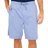 在飛比找遠傳friDay購物優惠-NAUTICA 2020男時尚舒適藍色直條紋短睡褲【預購】