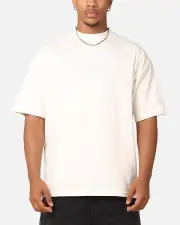 [The Anti Order] The Anti Order Anti Xy Mock Neck T-shirt Off White - Size XL XL Off White