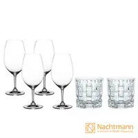 在飛比找PChome24h購物優惠-【Nachtmann】巴莎諾瓦威士忌杯+波爾多紅酒杯6件組