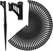 50Pcs Drip Irrigation Stakes 13 Inch Irrigation Stakes PP Plastic Drip Hose Stakes Drip Tubing Holder Stakes Drip Irrigation Parts for Irrigation Greenhouse Garden Flower Drip Line Stakes Drip Irriga