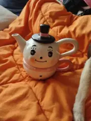 Johanna Parker Snowman Teapot and Teacup Set Vintage Johanna Parker Teapot Set
