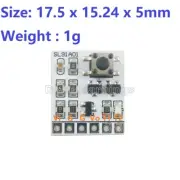 DC5V 12V 2A Bistable self-locking switch Module LED Controller Relay touch NEW
