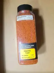 Woodland Scenics T1354 Fall Orange Coarse Turf Shaker Scenery Model Train Layout