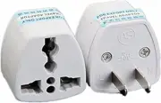 ANRANK 2 Pack UAE25010AK High Performance Universal UK/EU/AU to US Adapter