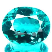 APATITE 1.73ct AWESOME NATURAL BEST BLUE GREEN PARAIBA COLOR REAL SPARKLING GEM!