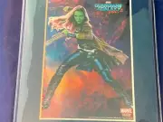 Disney Parks Guardians of the Galaxy Marvel Gamora Picture Art 5" x 3 1/4" New