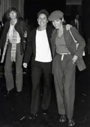 Penny Marshall, Paul Simon, & Carrie Fisher at Celebrating Simon &- 1981 Photo