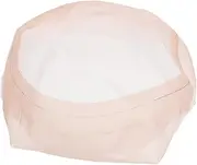 PartyKindom Men's Hair Replacement Net Cap: Pu Base With Net Comfortable And Lightweight Hair Topper Natural-looking Wig For Bald Spot Coverage