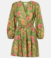 [Velvet] Velvet Floral cotton minidress AU 16 multicoloured