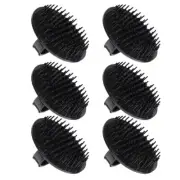 6 Pcs Shampoo Brush Dandruff Massage Comb Scalp Tools for Hair Man