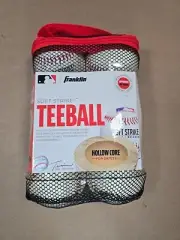 FRANKLIN Sports Soft-Strike MLB Tee-Ball Baseballs - 6-Pack, NEW! Mesh bag