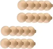 COLLBATH 20pcs Round Cake Display Base Golden Cake Serving Board for Desserts for Birthday and Wedding Parties Sturdy and Elegant Design