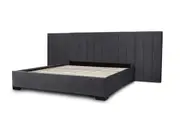 Extended Bed Frame (Super King, King, Queen, Double) - Mayfair Charcoal Velvet