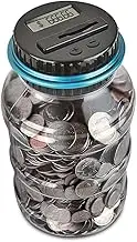 1X Aussie Coin Counting Money Jar Digital LCD Display OZ Coins Piggy Bank Box
