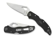 Byrd Harrier 2 Folding Knife BY01PBK2 3.36" Plain Edge Blade Black FRN Handle