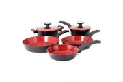 Neoflam De Chef induction set of 5 plus bonus pan protector