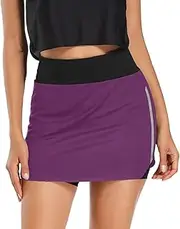 [Joisal] Shark Tooth Jaws Athletic Skorts for Women with Pockets High Waisted Womens Tennis Skirt, Women Skirts