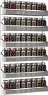 2 Pack Spice Rack Organizer, 3 Tier Counter-top Stand or Wall Mounted Storage...