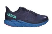 Hoka Men's Clifton 8 Running Shoes (Outer Space/Vallarta Blue, Size 8.5 US)