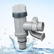 Pool Replacement Parts with Pool Pipe Holder and Plunger Valve for Above Ground Swimming Pool (1 pack)