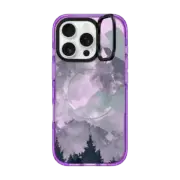 iPhone 16 Pro Impact Ring Stand Case MagSafe Compatible Winter Tale Clear Case