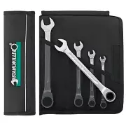Stahlwille 5pc Metric Open Ring Reversible Ratchet Combination Spanner Set 17F/5