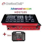 DeviceWell HDS7105 Super Mini Video Switcher 4 HDMI+1 DP inputs Live Streaming