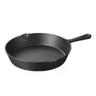 Cast Iron Skillets Non-Stick Frying Pans Griddle Egg Pan Round Indoor/Outdoor...