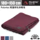 【SNOW TRAVEL】Polartec Classic 200 輕量刷毛保暖毯(180×150cm).毛毯.露營毯.野餐毯/質輕保暖.透氣性佳/ AR-17 酒紅