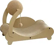 Cat Scratch Bed,Kitten Scratching Sofa - Furniture Protector with Ball Cozy Lounge for Indoor Exercise Grinding Claw Bored Cats