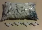 100ea PCB feet with #6 5/8" self tapping screw for 60 in 1 PCB, jamma game board